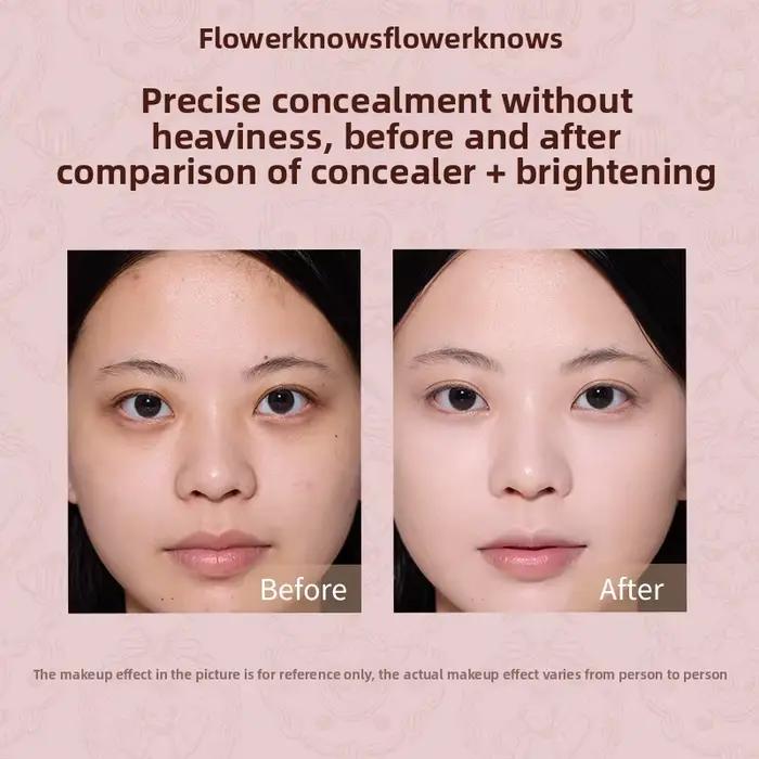 Flower Knows The Sweetie Bear Collection Palette anti-cernes 4 couleurs 6.4g crème éclaircissante ha