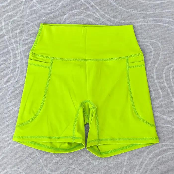 Short de Yoga taille haute pour femmes, pantalon Push-Up pour gymnastique, levage des hanches, poche