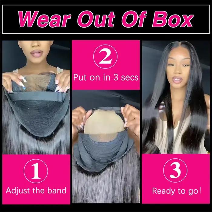 Perruque Lace Front Wig Péruvienne Naturelle, Cheveux Humains, Prêt à vitation, Body Wave, Wear matc