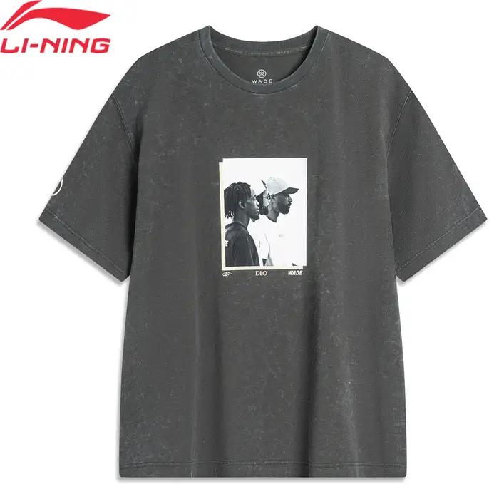 Li-Ning T-shirt de sport pour hommes de la série Wade AT DRY FREEZE Coupe ample SORONA LiNing T-shir