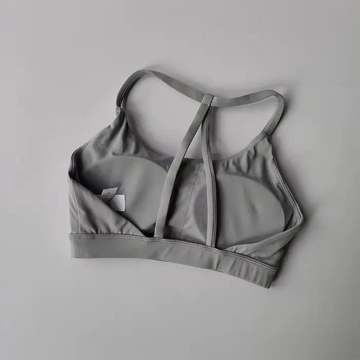 Soutien-gorge de sport pour femmes, dos nu, antichoc, Fitness, séchage rapide, Pilates, entraînement