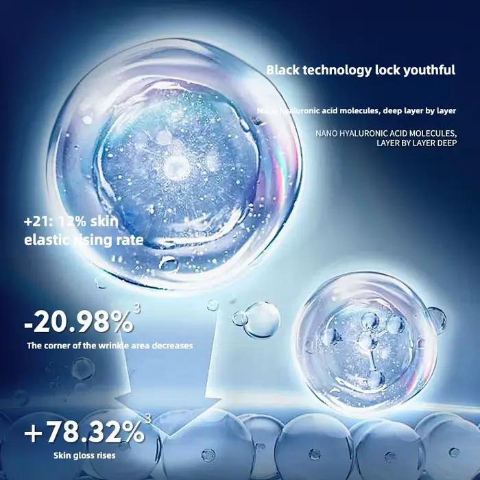 Sérum à l'acide hyaluronique anti-âge hydratant rétrécissant les pores essence blanchissante pour soins de la peau et instruments à micro-aiguilles occasions spéciales