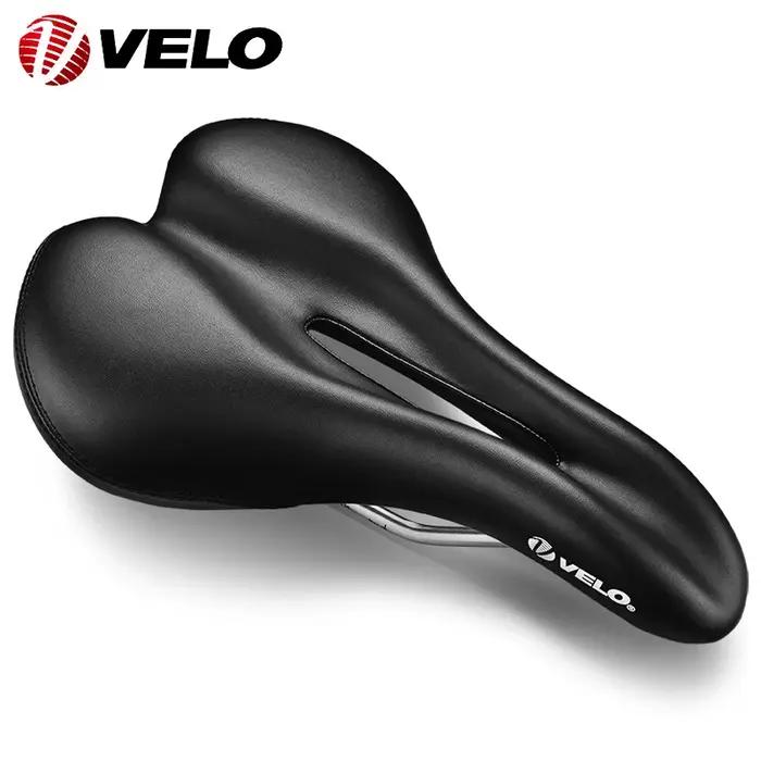 Selle de vélo en cuir PU pour cyclisme urbain VTT randonnée voyage tout-terrain polyvalente confortable pour homme femme