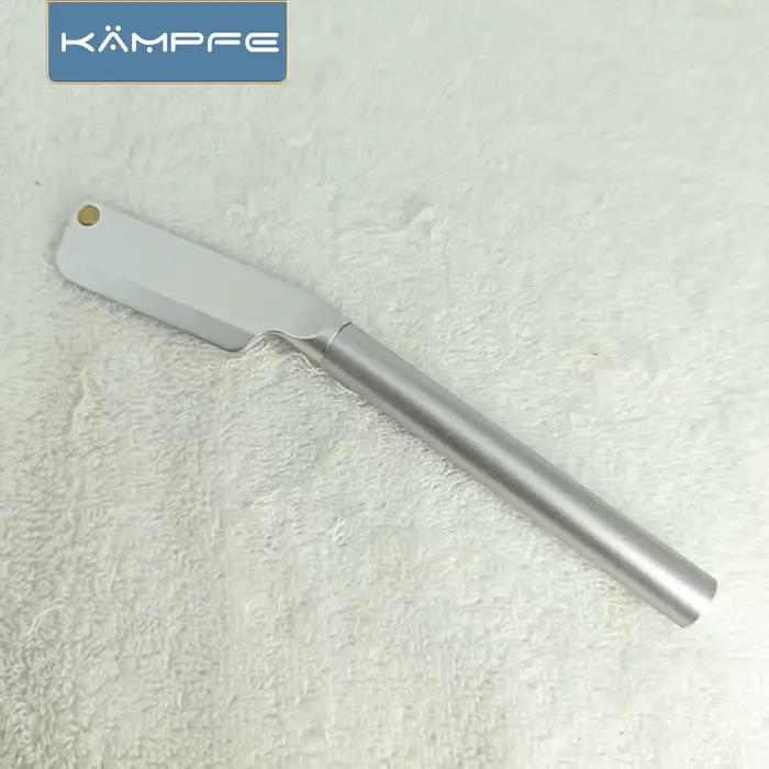 Rasoirs classiques manuels KAMPFE, usinage CNC de sécurité de l'aluminium, pour la barbe et le coiff