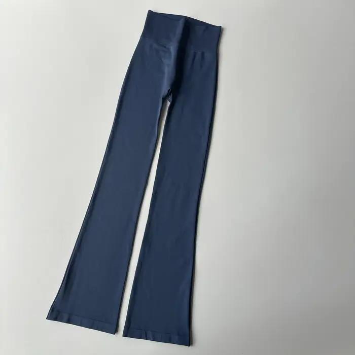 Leggings de Yoga évasés taille haute sans couture, pantalons de Fitness à cloche pour femmes, Leggin