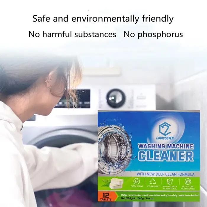 Cubicseven-Tablette de lavage pour machine à laver, Agent de livres profonds, adaptée à la machine à