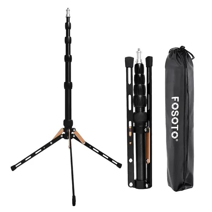 FOSOTO-Trépied lumineux portable FT-140, support pour appareil photo, téléphone, flash d'éclairage p