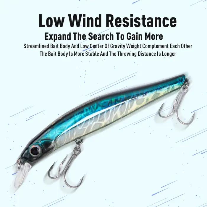 LEYDUN artiste FR Silence coulant méné leurres de pêche 80mm 105mm Jerkbaits bonne Action Wobblers h