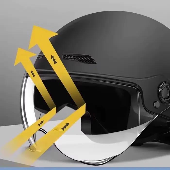 Casque de moto rétro Scooter Vintage ultraléger pour hommes femmes cyclisme VTT vélo moto protection sécurité style unique