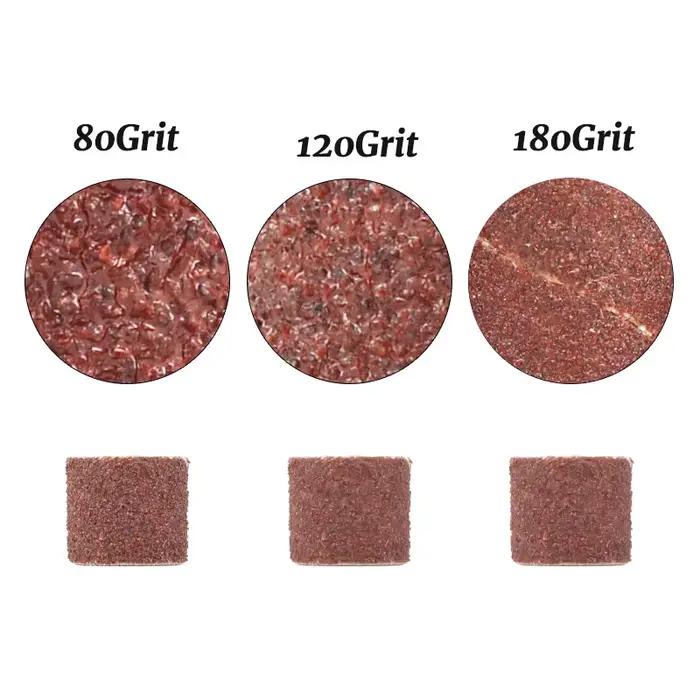 Kit de tambour de ponçage pour mini meuleuse d'angle électrique, mandrins de ponçage, grain pour man