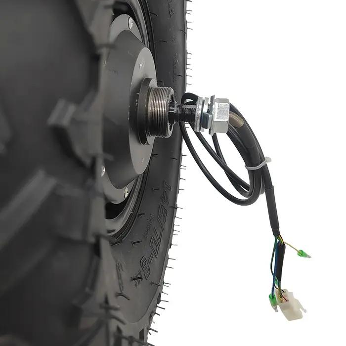 Kit de moteur de moyeu de brouette électrique, roue rugueuse, tout terrain, 24V, 36V, 48V, 350W, 500