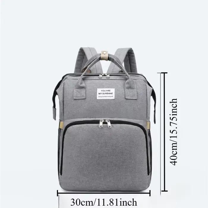 Nouveau Sac à Langer Pliable Multifonctionnel pour Maternité, Sac à Dos pour Biberons et Couches, Sa