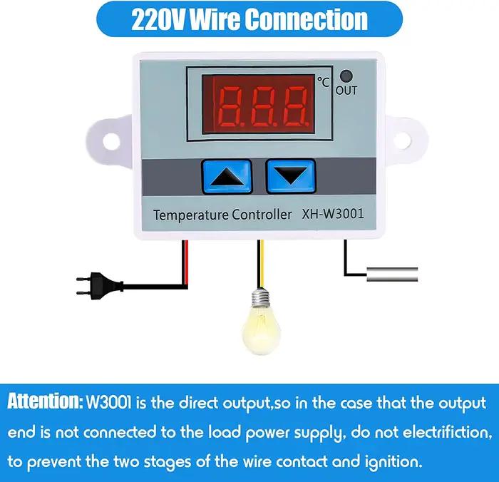 XH-W3001/W3002 affichage numérique LED micro-ordinateur thermomètre température chaude et froide the