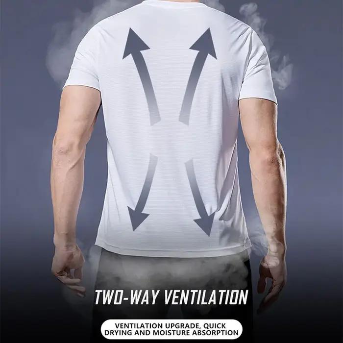 Maillot de Course à Séchage Rapide pour Homme, TShirt de Football, Vêtements de Sport, Fitness, Comp