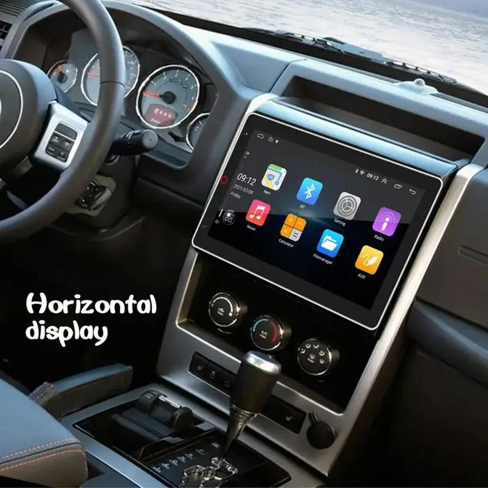 Lecteur vidéo de voiture rotatif automatique, radio stéréo universelle, GPS, Android 14.0, Apple Car