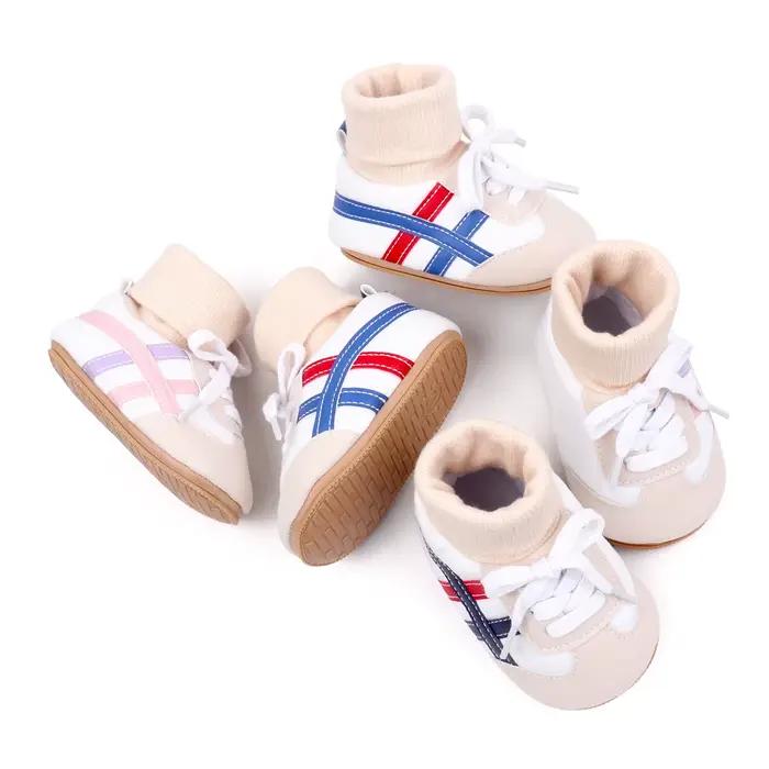 Chaussette bébé Shos automne et hiver bébé filles garçons Style couvert de cheville 0-1 ans anti-dér