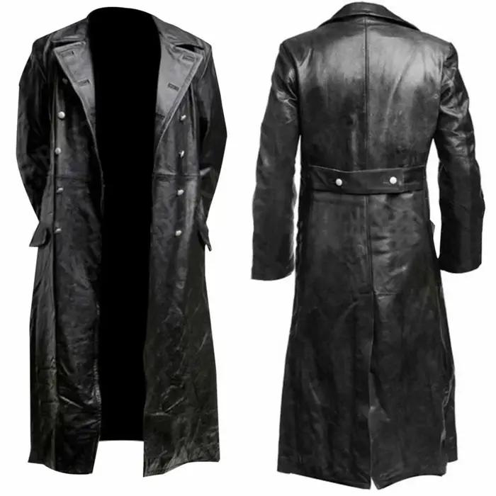 Manteau d'officier militaire classique allemand de la seconde guerre mondiale pour hommes, manteau d
