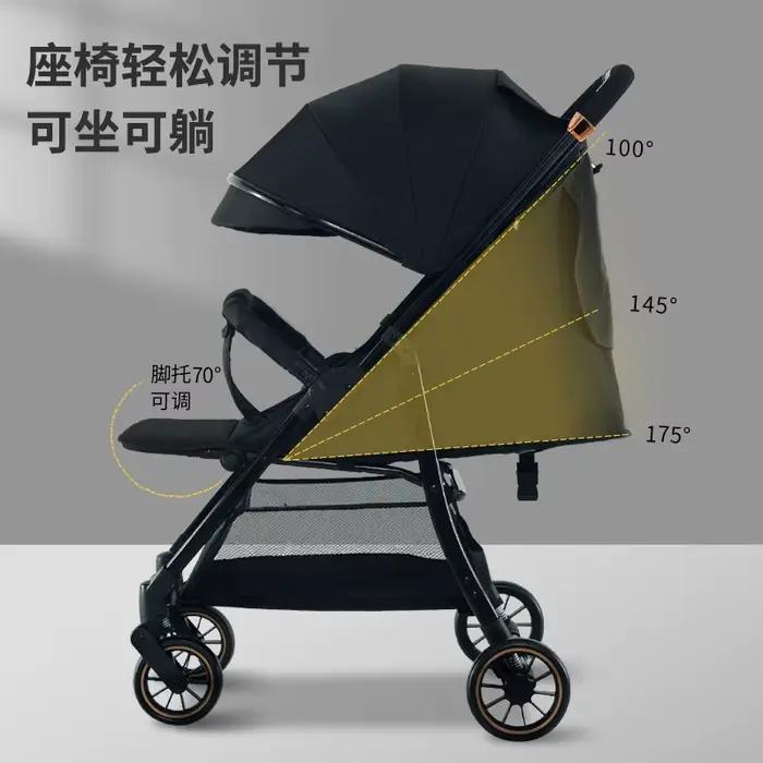 Poussette bébé assise et allongée, légère et pliante, marcheur pour bébé