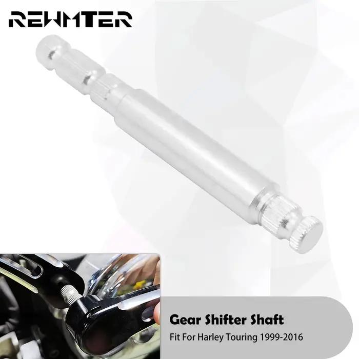Levier de vitesse intérieur en acier allié argenté pour moto, pour Harley Touring Road King Electra