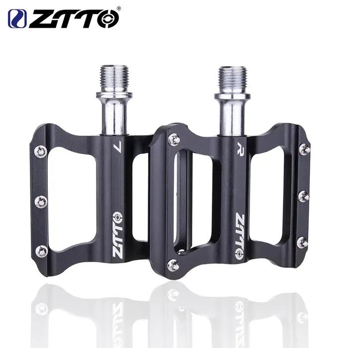 ZTTO-Pédale de vélo de route ultralégère, alliage d'aluminium, roulements de vélo, pédales pliantes