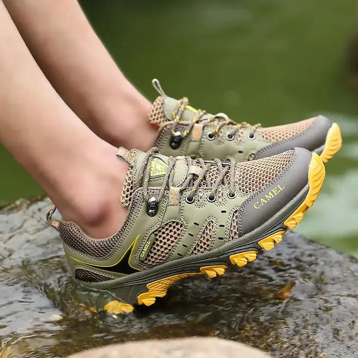 Offre spéciale marque chaussures de randonnée pour hommes femmes chaussures de Trekking baskets d'ex