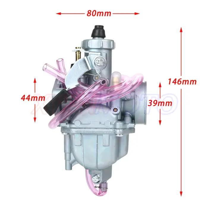 Carburateur Mikuni Performance, VM22, 26mm, 110cc, 125cc, Pit D343, Façades RL Vélo, PZ26, Pièce