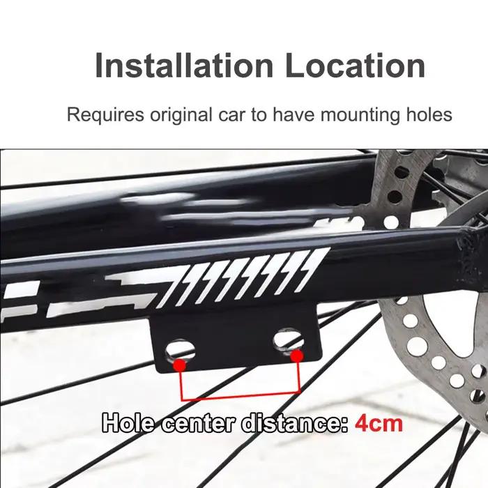 Béquille de vélo de route antidérapante noire pour vélo de montagne