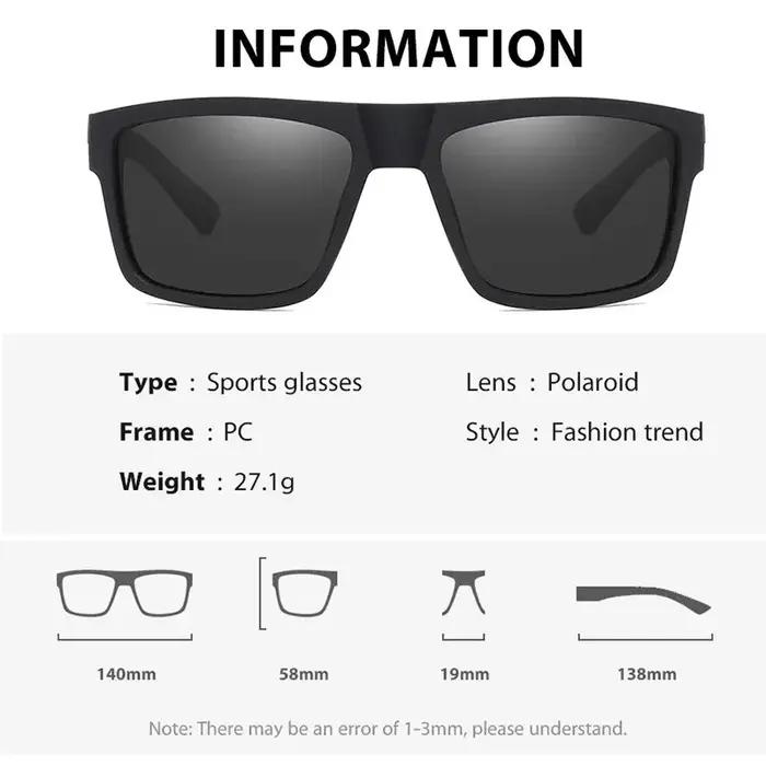SEPFOX hommes lunettes de soleil de pêche polarisées Sports de plein air randonnée conduite course l