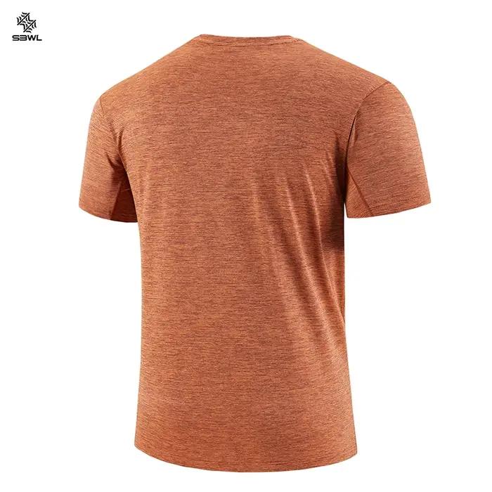 SBWL mode football style hommes en plein air course fitness ample à manches courtes T-shirt respiran