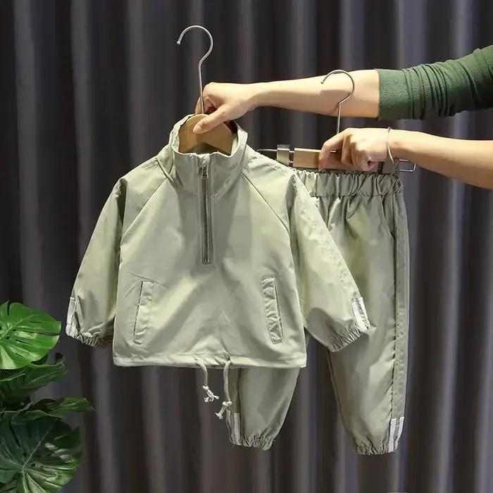 Ensemble de survêtement à imprimé géométrique pour tout-petits et bébés garçons, sweat à capuche et pantalon, tenues pour enfants de 1 à 12 ans occasions spéciales