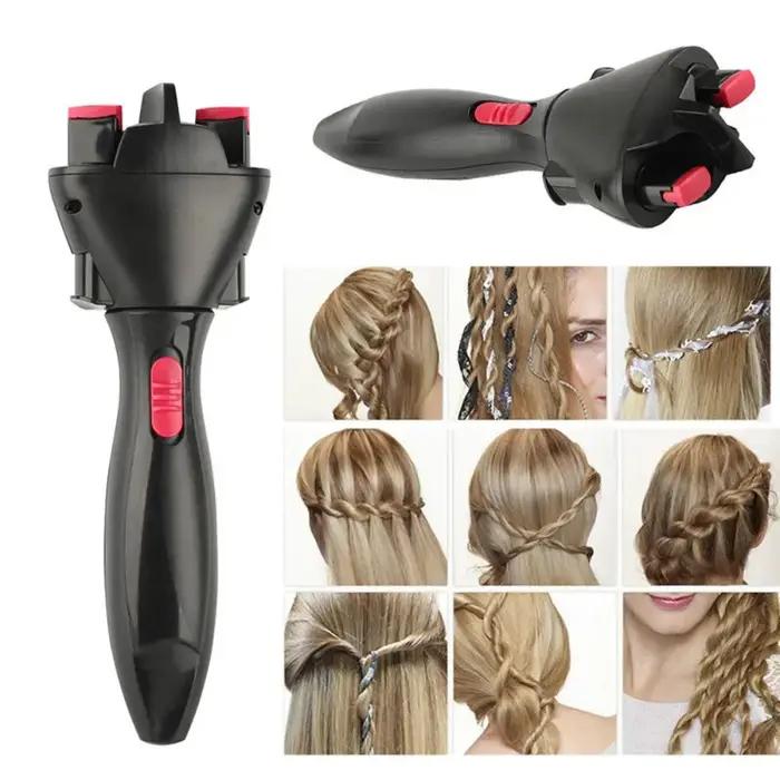 Brisseuse de cheveux automatique électrique, Machine à tricoter, bricolage, outil de coiffure