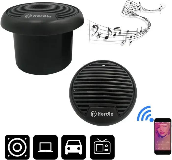 Herdio-Hautréusétanches pour bateau marin, haut-parleur Bluetooth pour moto, système audio stéréo po