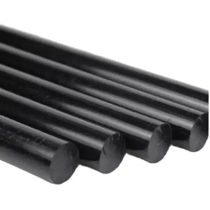 Barre résistante à l'usure de tiges en nylon pur PA6 pour l'usinage du diamètre noir 3mm à 300mm