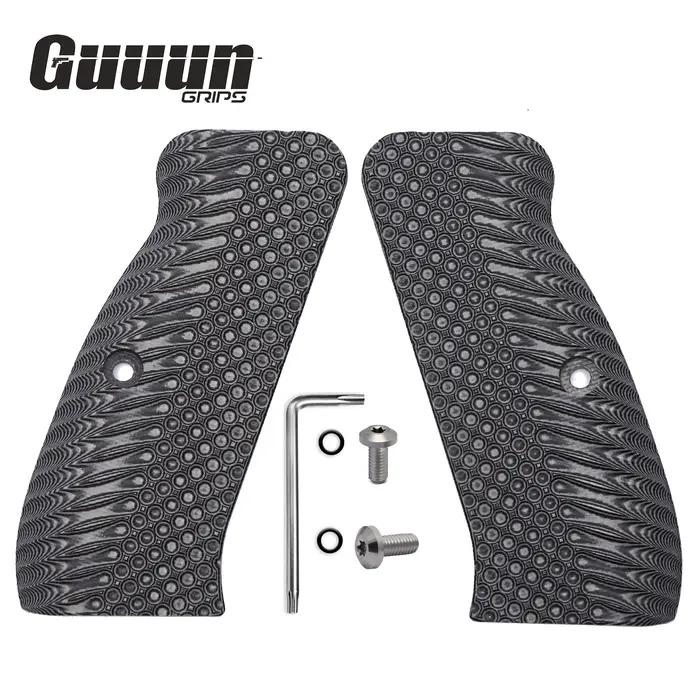 Guuun G10 CZ 75 Poignées pour SP-01 CZ pleine grandeur OPS DulBergamo 8 options de documents
