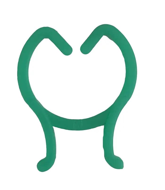 Clips pour plantes de jardin en forme de papillon vert, pince à boucle à levier M, paquet de 100