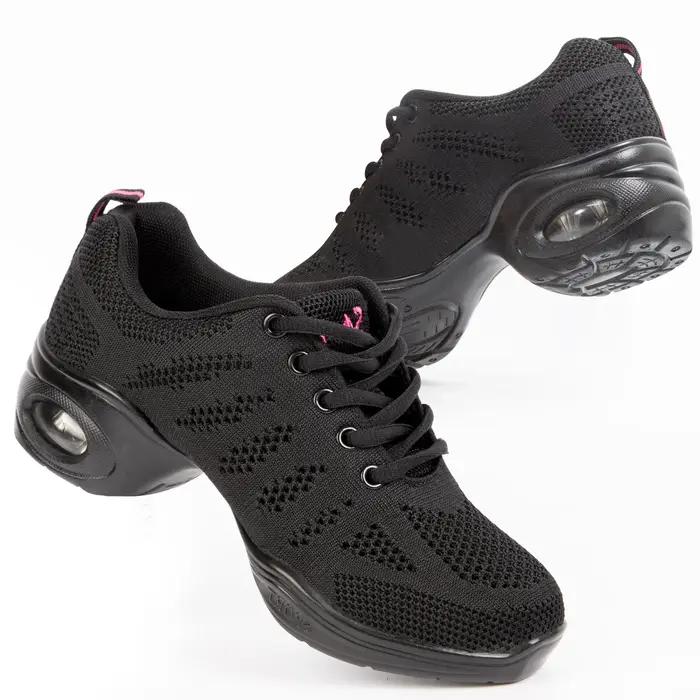 Baskets de danse respirantes femmes semelle fendue coussin d'air chaussures Jazz marche