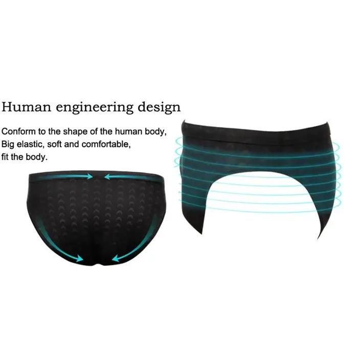 Slip de compétition de natation professionnel en peau de requin pour hommes, maillot de bain impermé