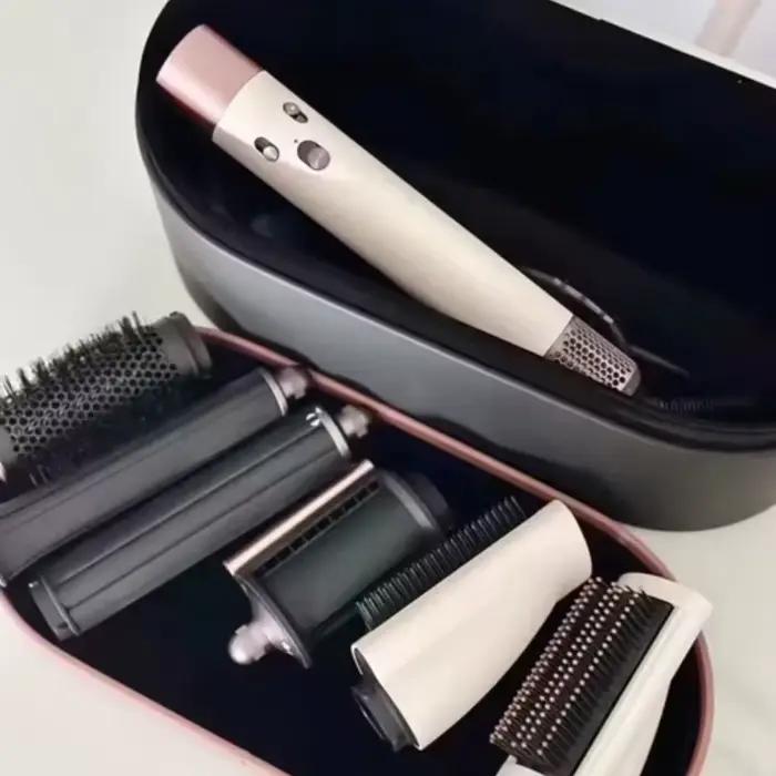 Kit de coiffure professionnel pour cheveux longs HSO5 complet avec boucleur et multi-styler pour un