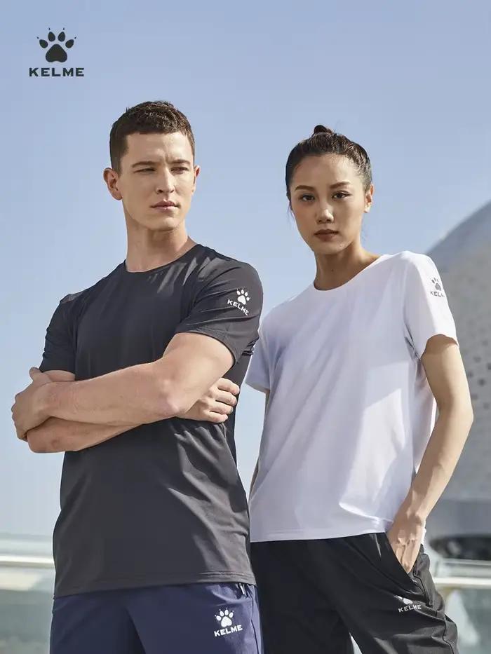 T-shirt KELME homme course entraînement soie glace - Fitness exercice séchage rapide respirant 8151TX1002