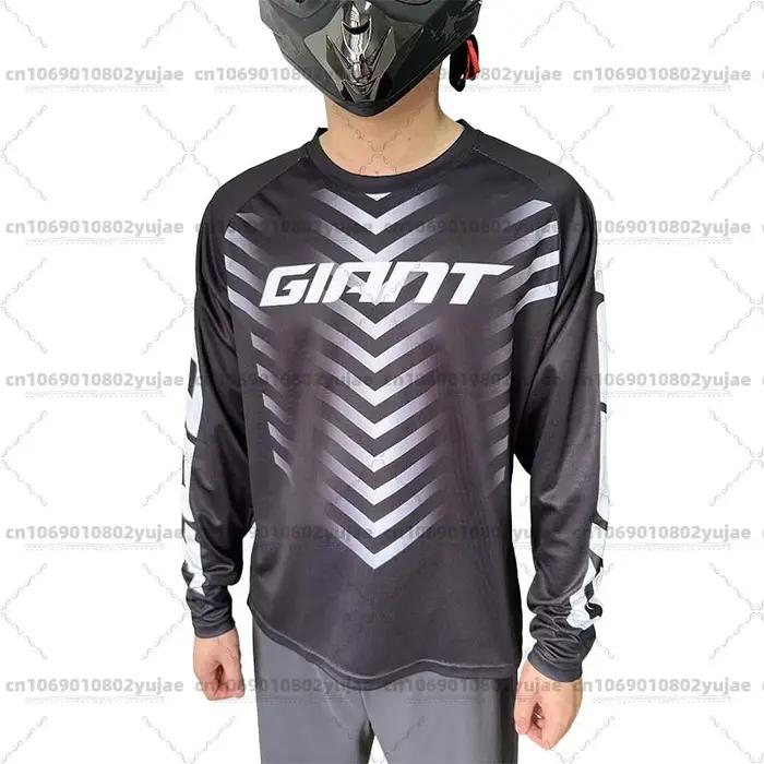 Maillot vtt géant DH motocross descente sweat Enduro maillot à manches longues BMX VTT chemise à man