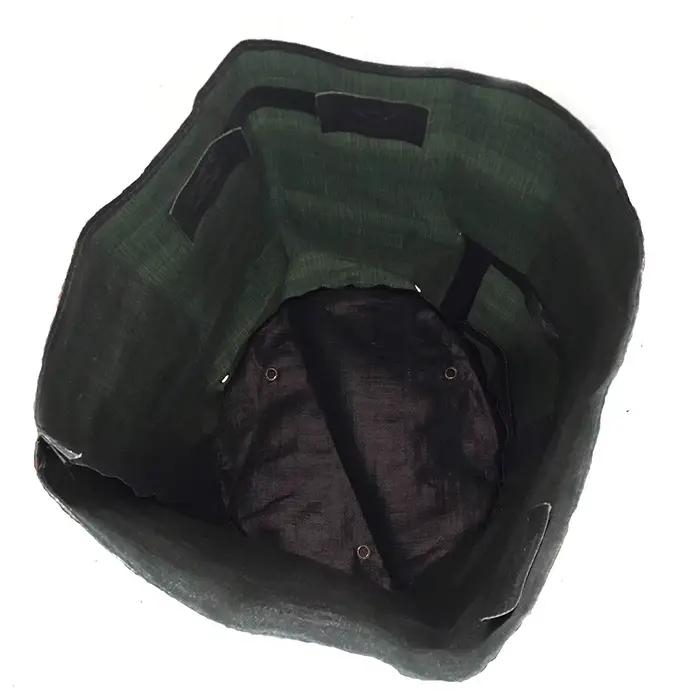 10 Gal. Sac de culture en matériau PE, bac à plantes avec rabat d'accès pour la récolte