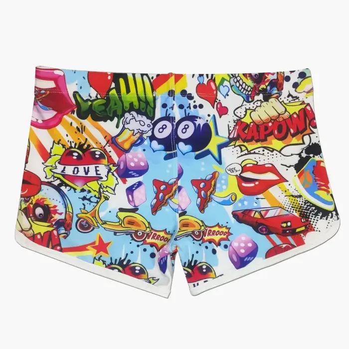 Short de bain homme mode dessin animé - Séchage rapide plage surf sport été