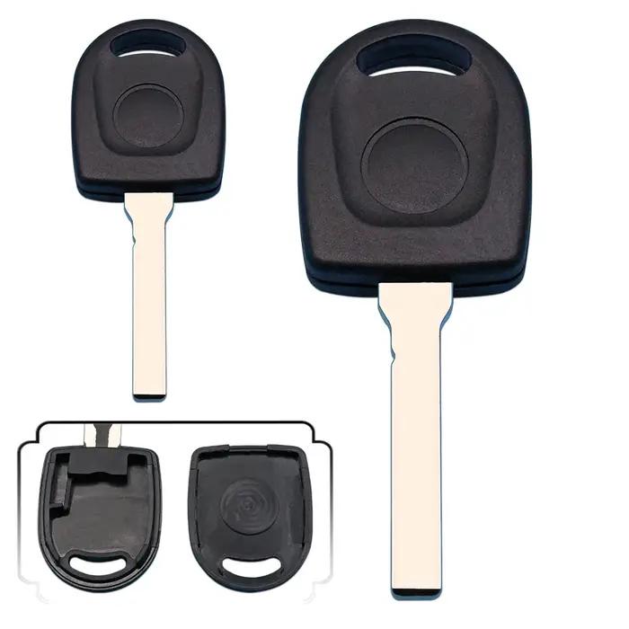 Keychannel 10 pièces/lot transpondeur clé coque HU66 HU162 lame puce tête étui de rechange clé de vo