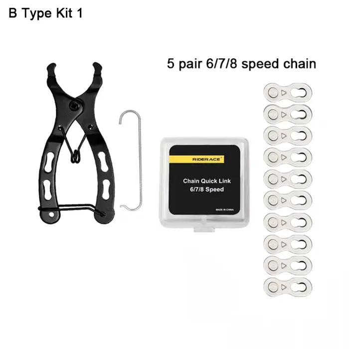 Ensemble d'outils de réparation de vélo, vérificateur d'usure de chaîne, Joint de vitesse 6/7/8/9/10