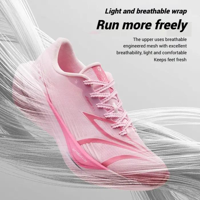 Chaussures de course hommes 361 degrés furieux ET - Marathon plaque carbone rebond amorti respirant baskets