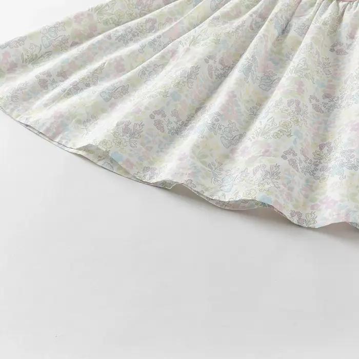 Dave Bella filles bébé robe été mode décontracté doux mignon imprimé enfants coton mince princesse r