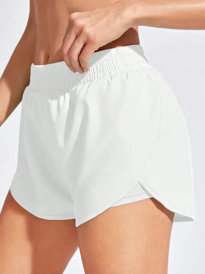 Shorts de yoga élastiques pour femmes - Leggings courts pour fitness, running et entraînement