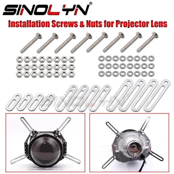 Sinolyn – outils de rénovation de phares, cadre adaptateur pour projecteurs Koito Q5 Hella 3R, Kit d