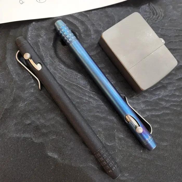 EDC-Stylo en alliage de titane, multifonctionnel, portable, avec écriture professionnelle, outils d'