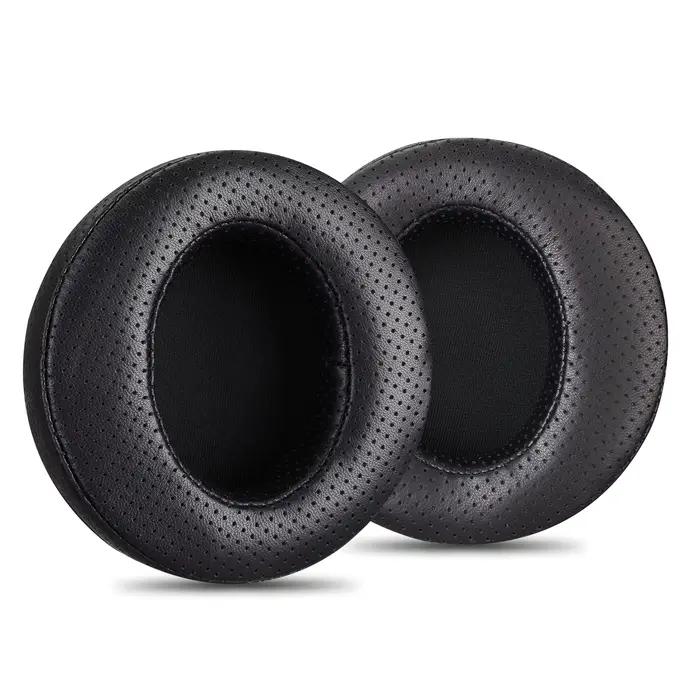 Coussinets d'oreille perforés en peau de mouton, 11cm, coudés, pour écouteurs Fostex TH-600 TH-900 D